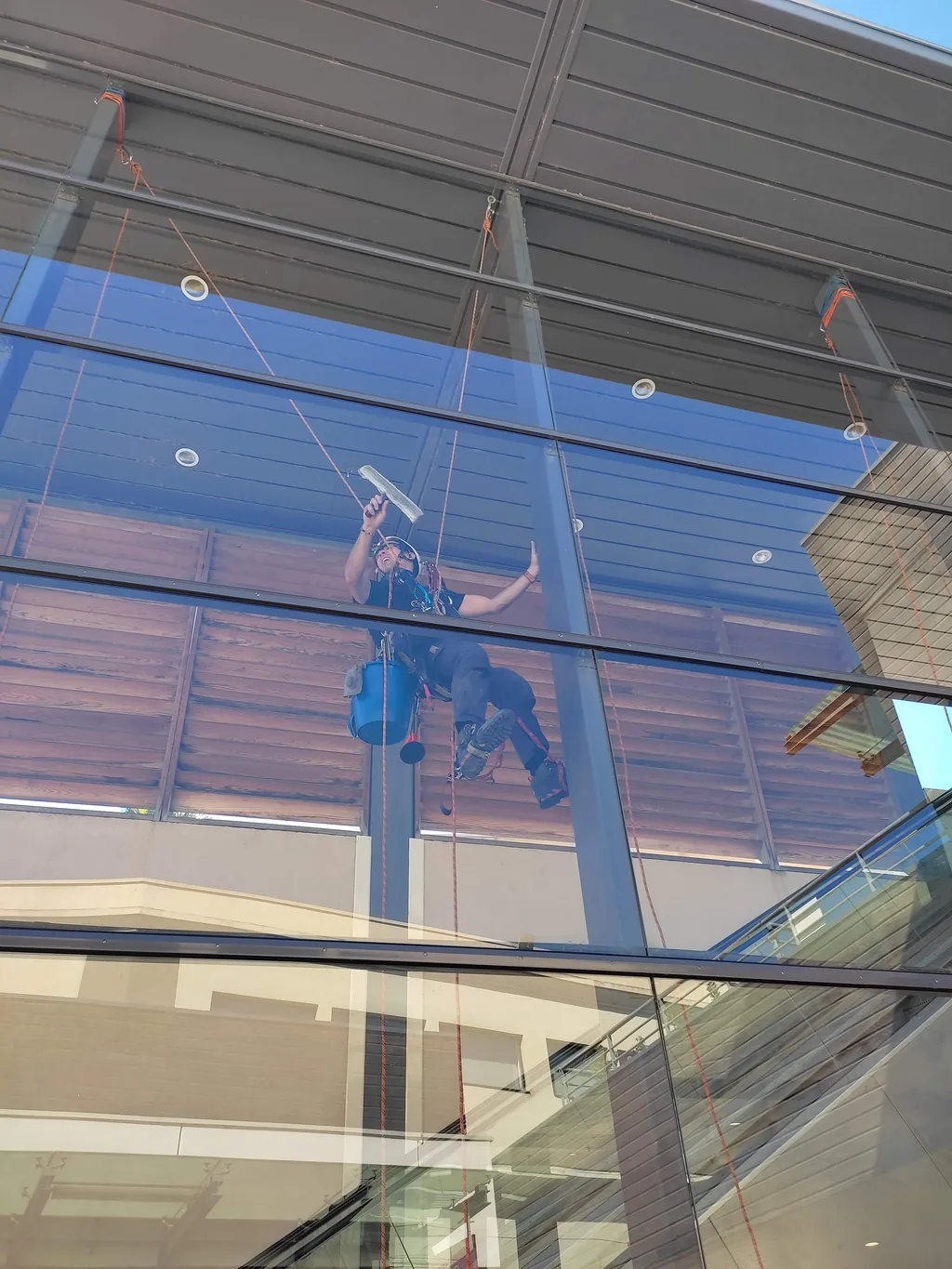 Window cleaning at height